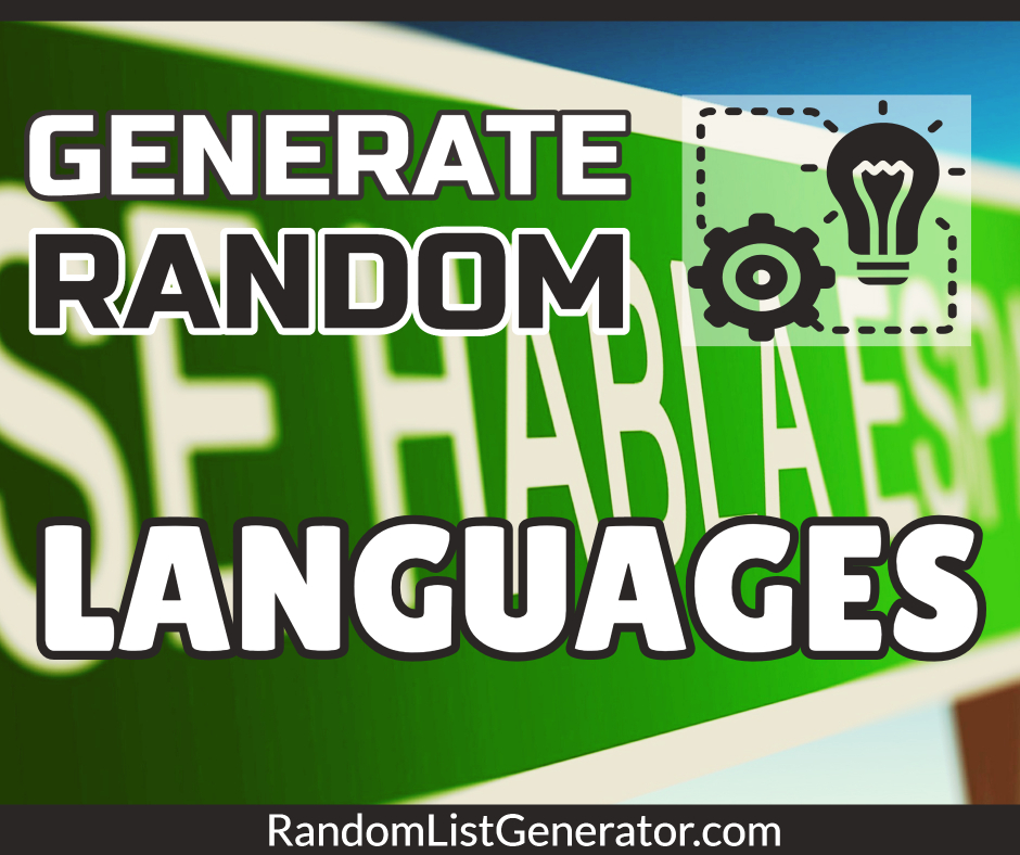 random list generator 1 through 7