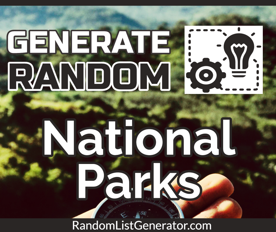 Random National Park Generator