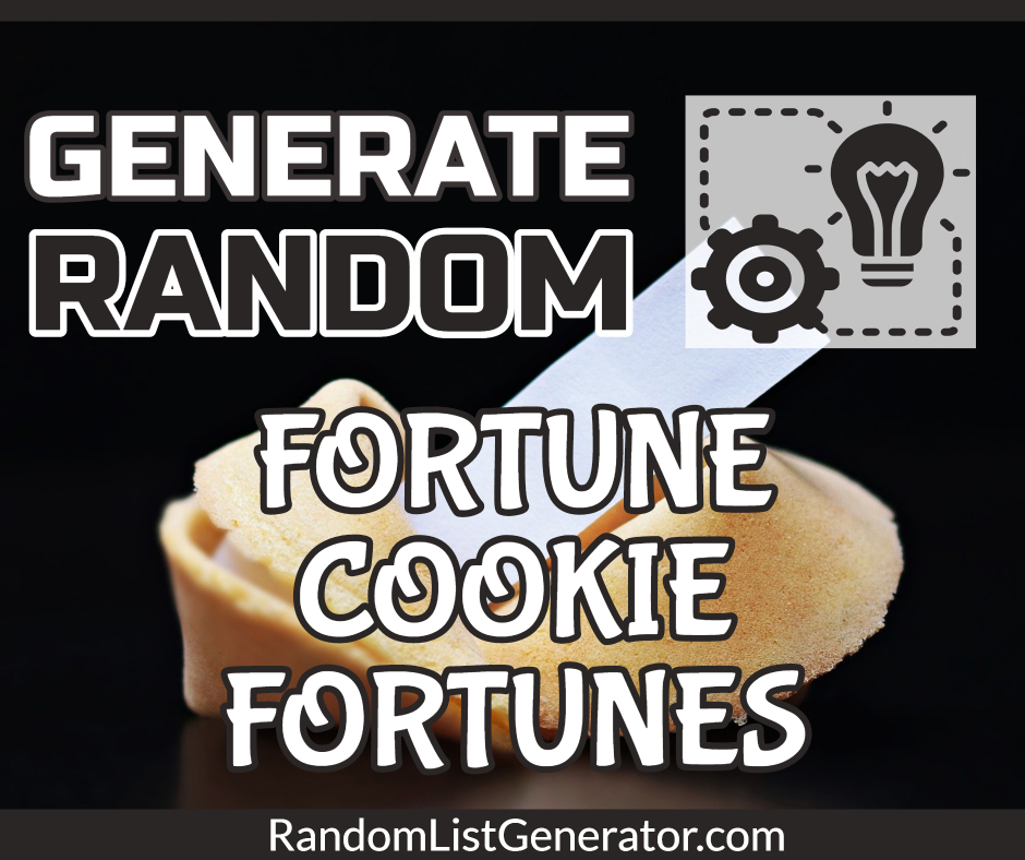 Fortune Cookie Fortune