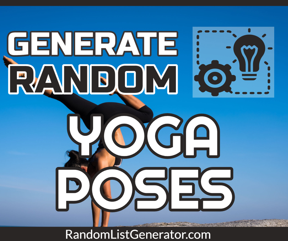 Random Yoga Pose Generator